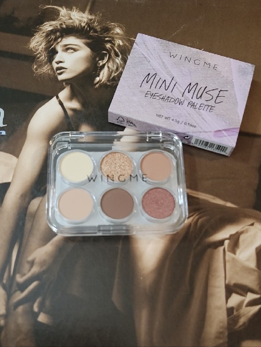 WINGME COSMETICS MINI MUSE NEUTRAL EYESHADOW PALETTE